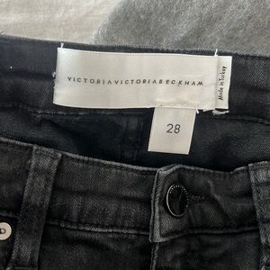 Victoria Beckham bootcut black jeans